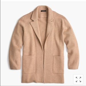 J. Crew Sophie sweater blazer - camel/tan